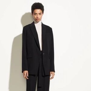 Vince Black Boyfriend Blazer Size 18
